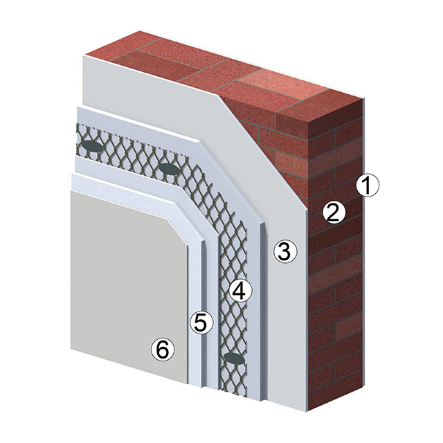 Betoncino di rinforzo strutturale su murature in mattone pieno.